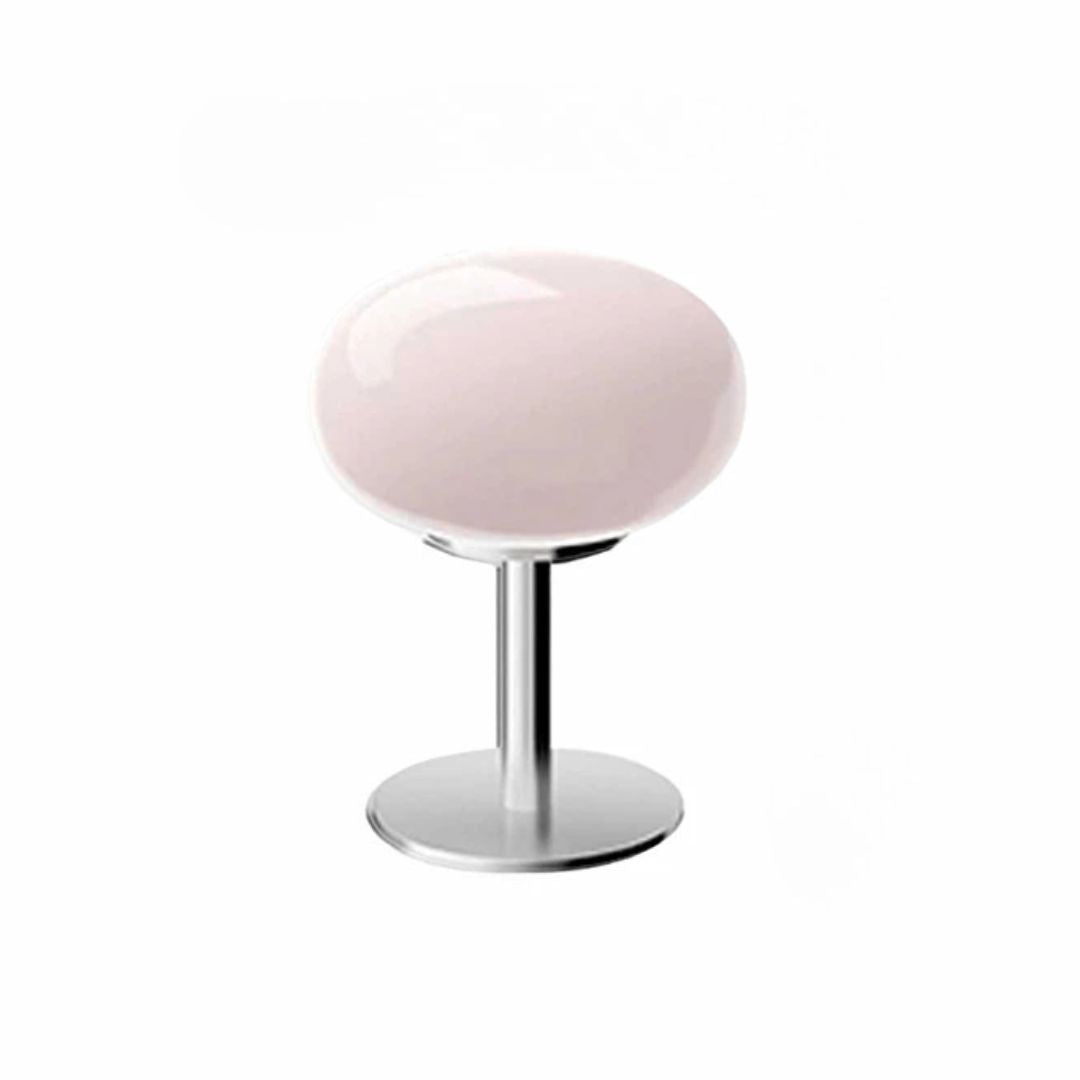 DESIGNER GLASS TABLE LAMP - AMBIENT LED LAMP FOR BEDROOM AND STUDY-Lollipop Pink-State of Style