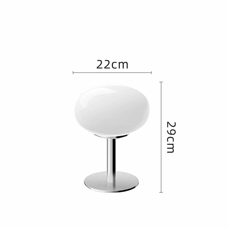 DESIGNER GLASS TABLE LAMP - AMBIENT LED LAMP FOR BEDROOM AND STUDY-Yellow-State of Style