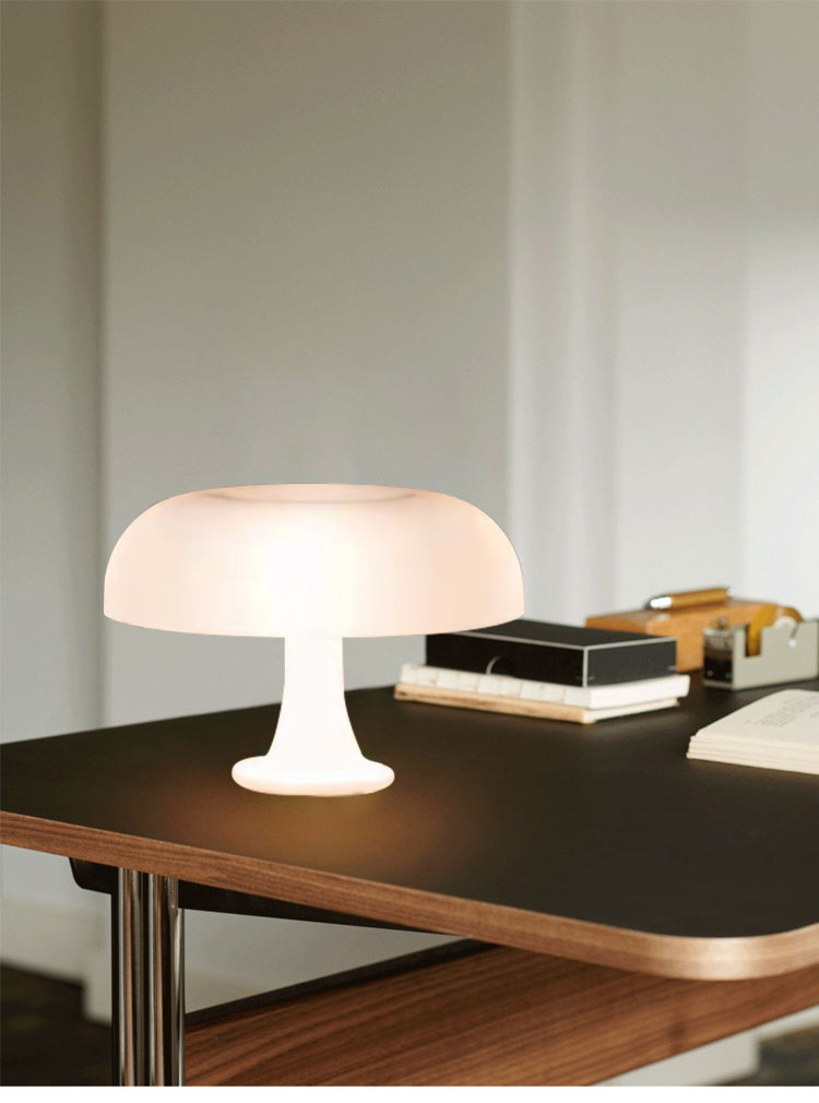 DESIGNER LED TOADSTOOL TABLE LAMP - MODERN MINIMALIST FOR BEDROOM & LIVING ROOM-Orange-EU Plug-State of Style