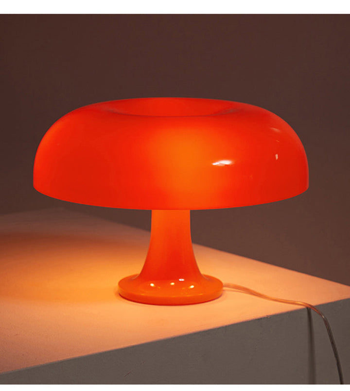 DESIGNER LED TOADSTOOL TABLE LAMP - MODERN MINIMALIST FOR BEDROOM & LIVING ROOM-Orange-EU Plug-State of Style