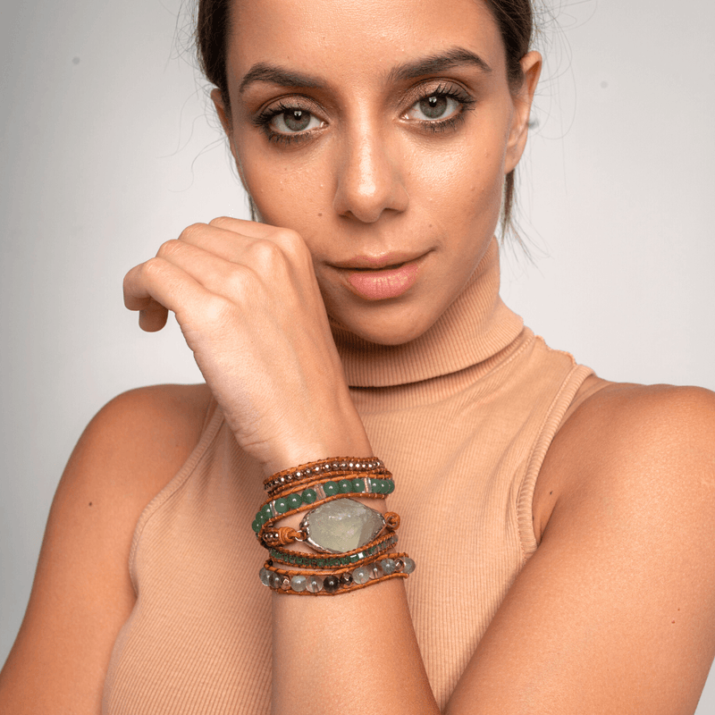 Detoxifying Fluorite Wrap Bracelet – Iris-State of Style
