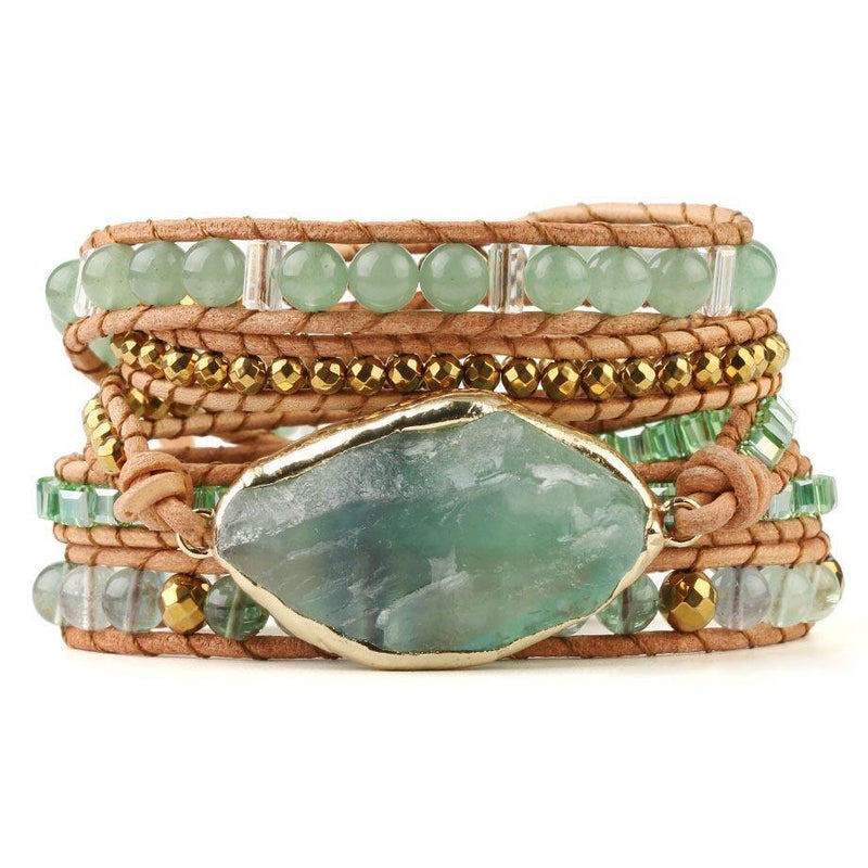 Detoxifying Fluorite Wrap Bracelet – Iris-State of Style