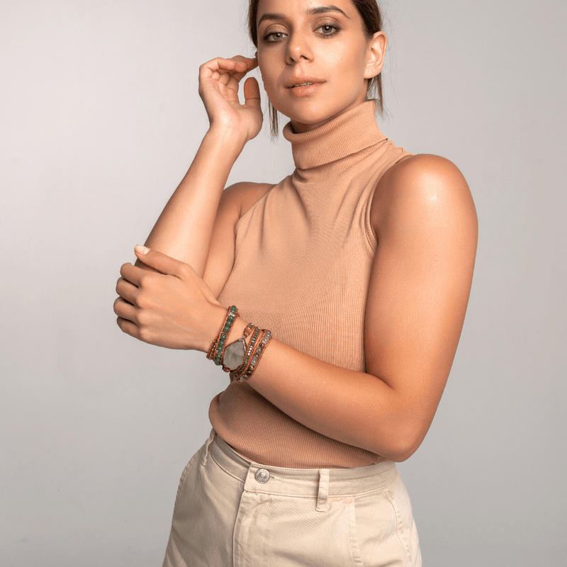 Detoxifying Fluorite Wrap Bracelet – Iris-State of Style