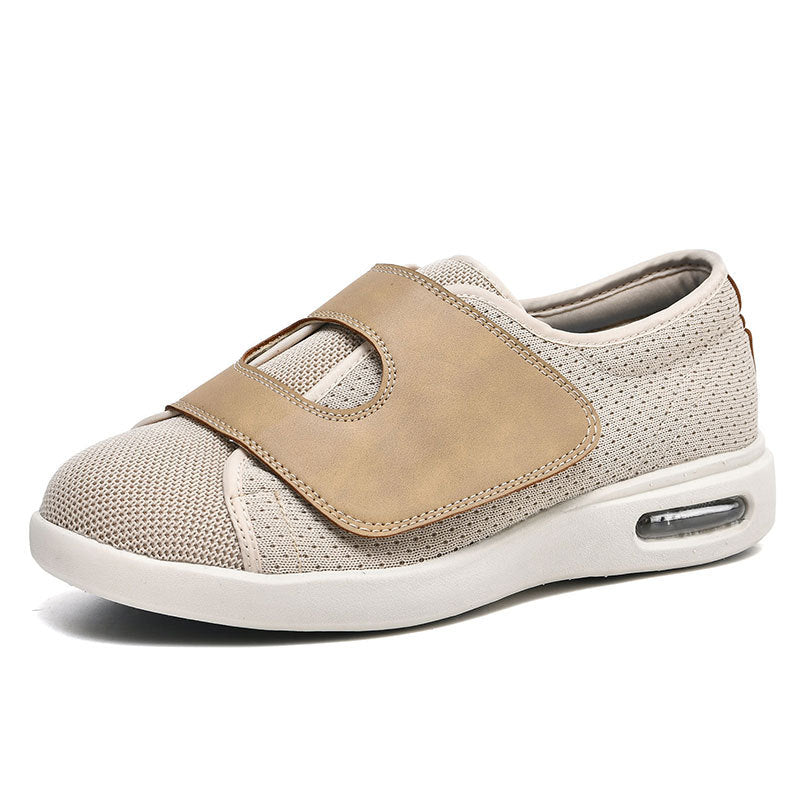 Diabetic Walking Shoes for Wide Swollen Feet - ComfortPlus-Beige-37-State of Style