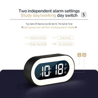 Digital Alarm Clock with Nightlight – Lumino-White-State of Style