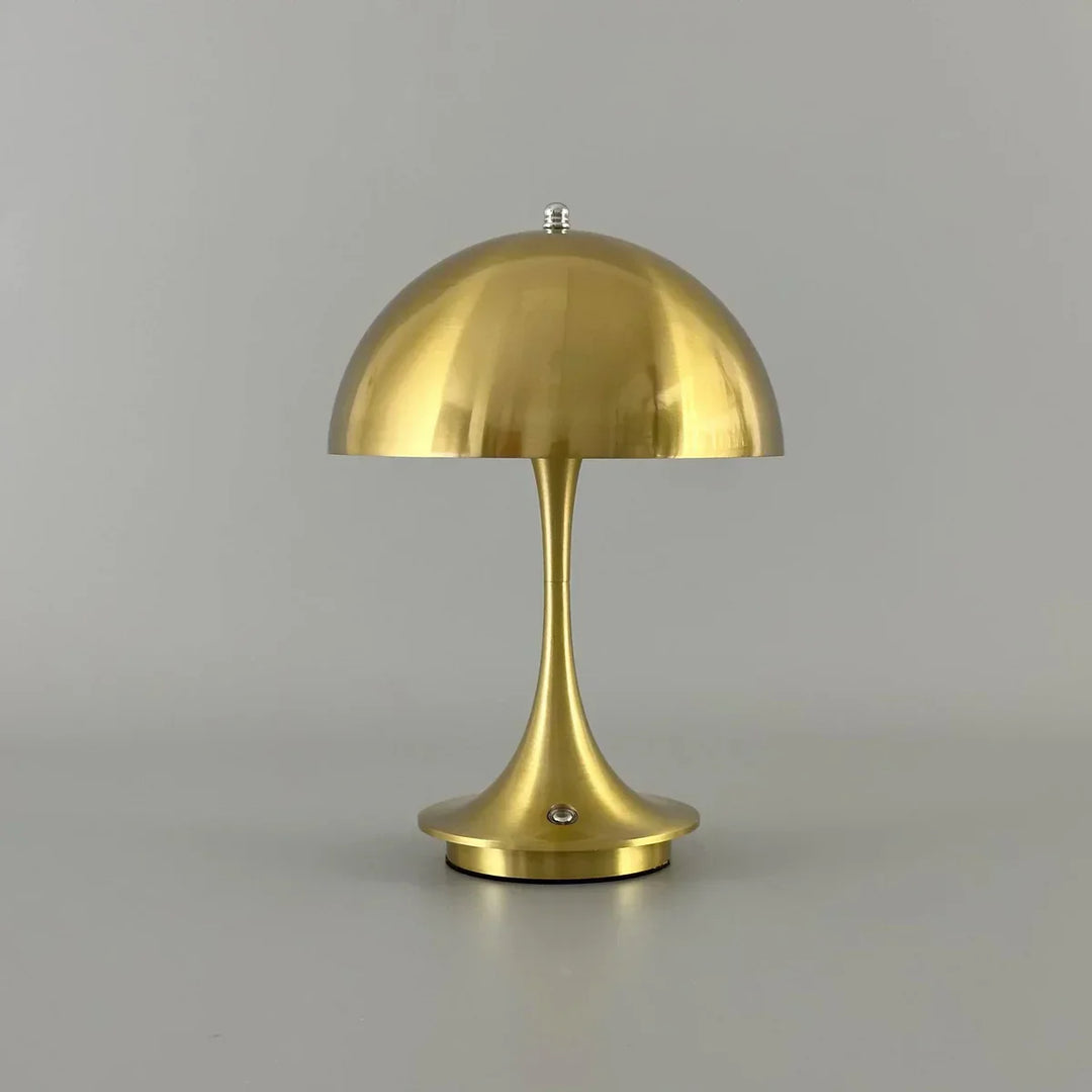 Dimmable & Wireless Flower Button Lamp - BloomGlow-Gold-State of Style