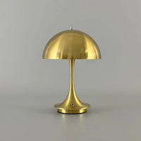 Dimmable & Wireless Flower Button Lamp - BloomGlow-Gold-State of Style