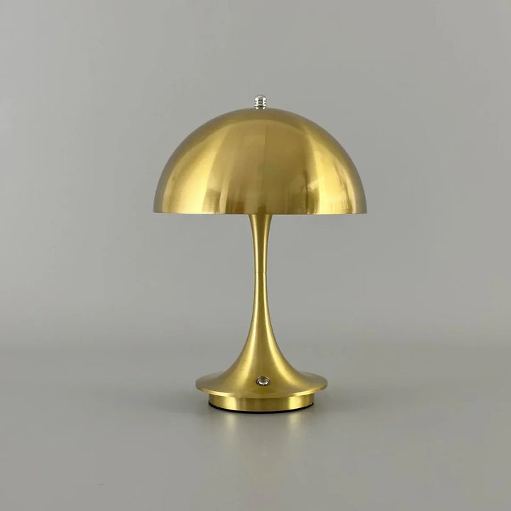 Dimmable & Wireless Flower Button Lamp - BloomGlow-Gold-State of Style