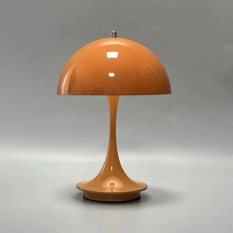 Dimmable & Wireless Flower Button Lamp - BloomGlow-Orange-State of Style