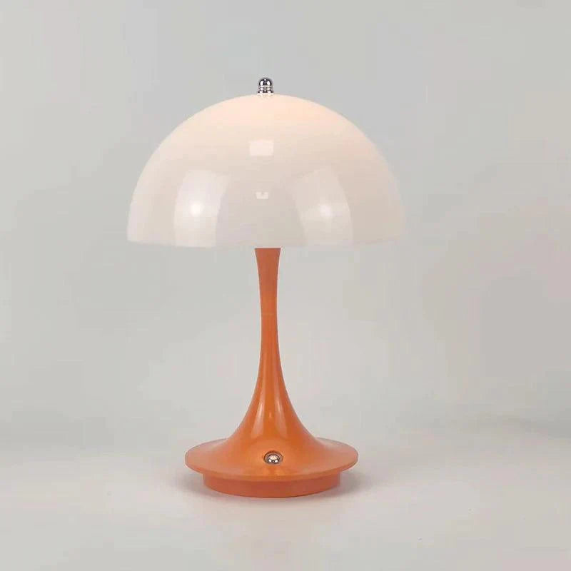 Dimmable & Wireless Flower Button Lamp - BloomGlow-Orange White-State of Style