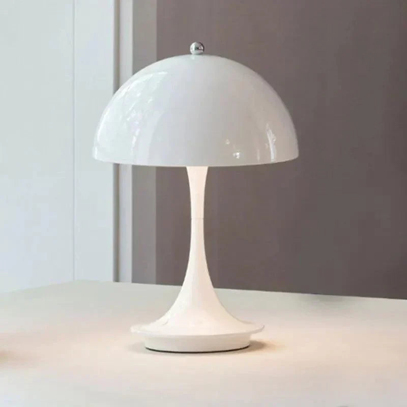 Dimmable & Wireless Flower Button Lamp - BloomGlow-White-State of Style