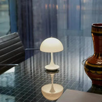 Dimmable & Wireless Flower Button Lamp - BloomGlow-White-State of Style