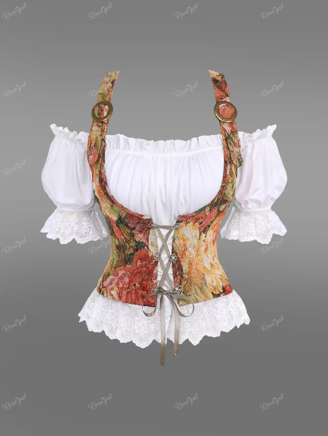Dirndl Blouse Adelheid S-5XL-S-State of Style