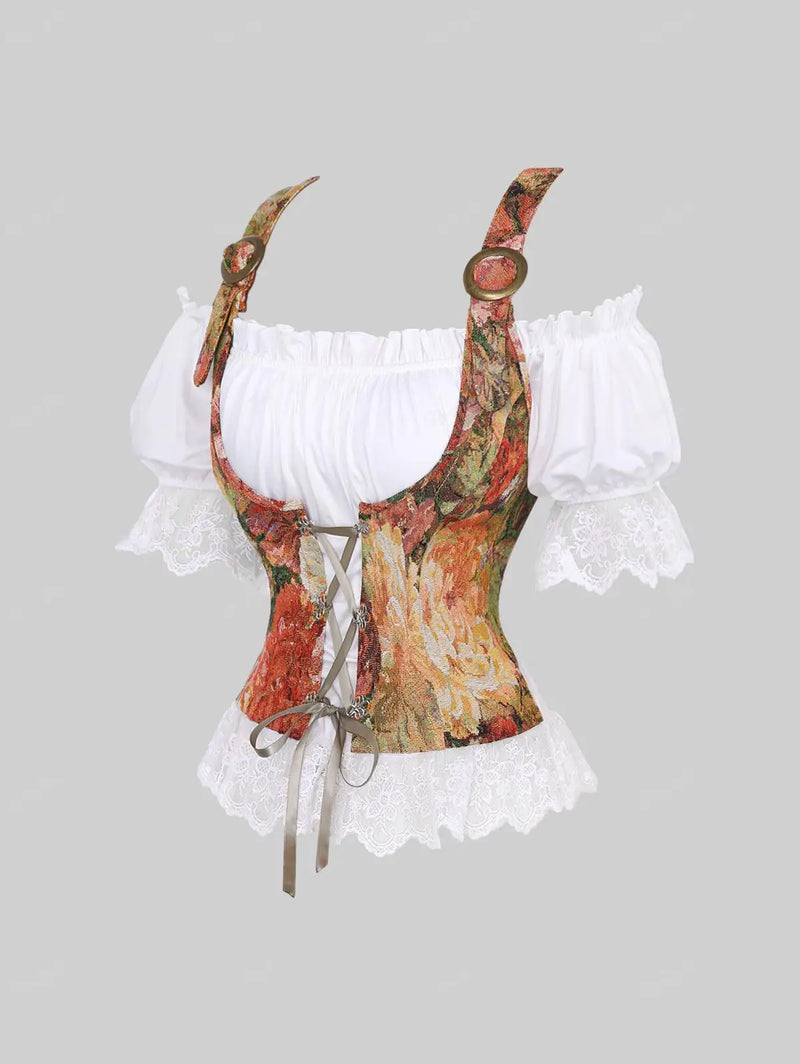 Dirndl Blouse Adelheid S-5XL-S-State of Style