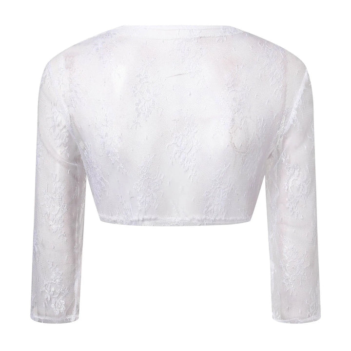 Dirndl Blouse Ursula – Elegant Lace Design with Short Sleeves for Oktoberfest-S-State of Style