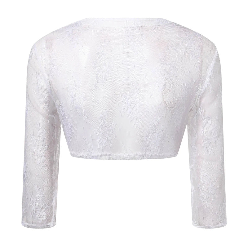 Dirndl Blouse Ursula – Elegant Lace Design with Short Sleeves for Oktoberfest-S-State of Style