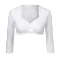 Dirndl Blouse Ursula – Elegant Lace Design with Short Sleeves for Oktoberfest-S-State of Style