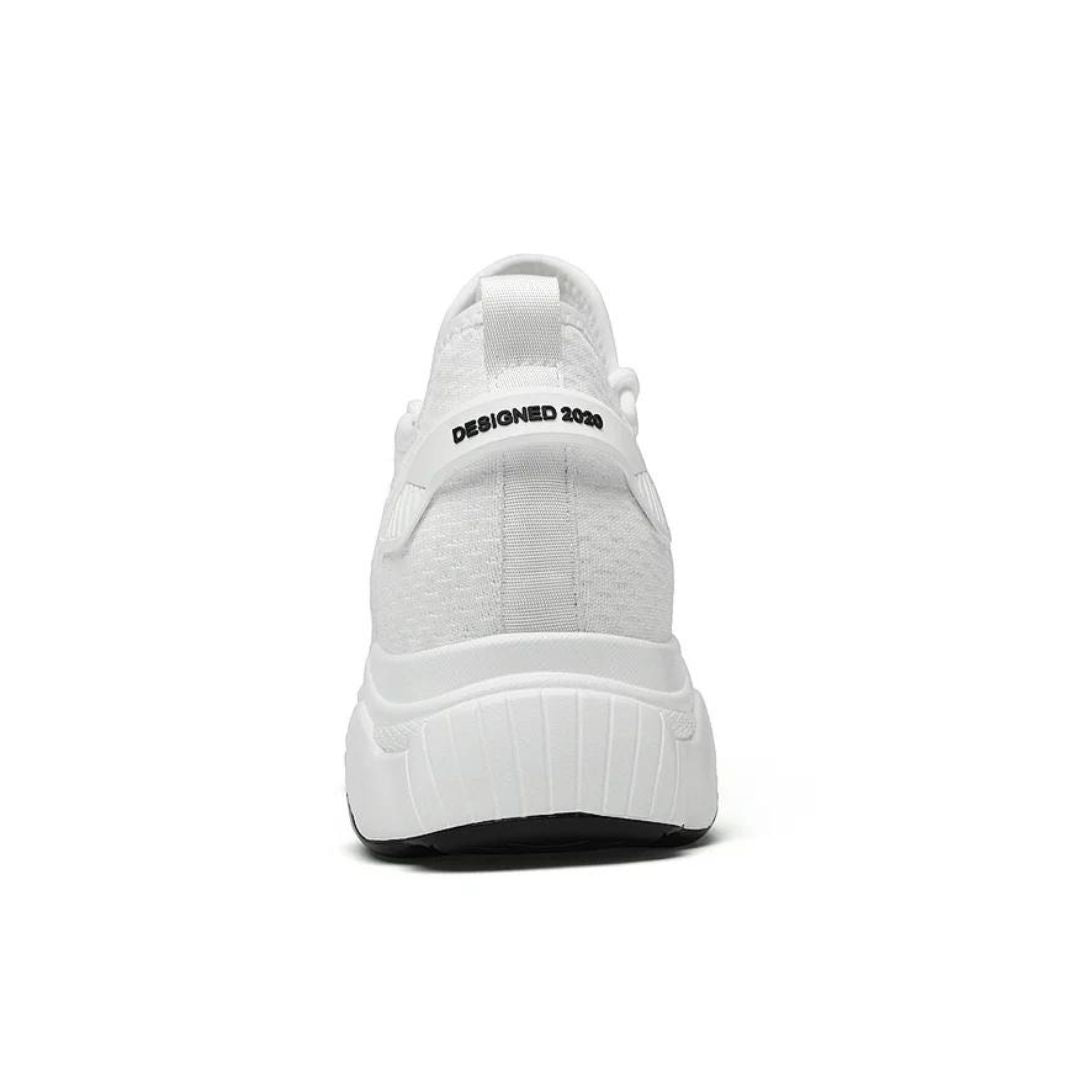 Discreetly stylish men's sneakers – MaxLift Boost-White +10CM-4.5-State of Style