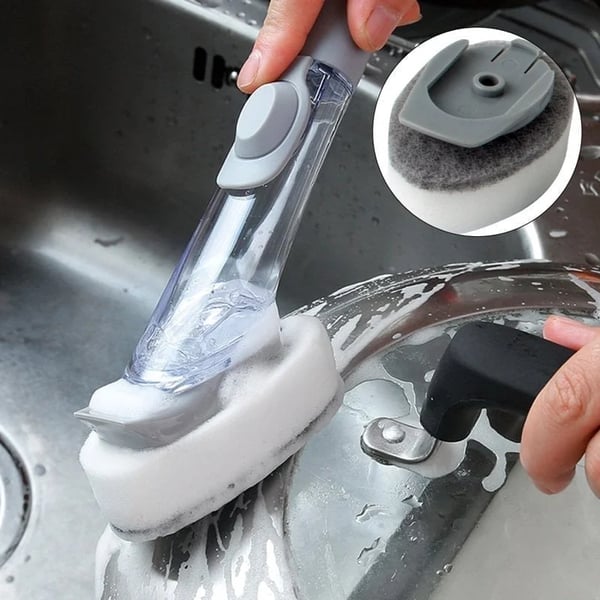 Dishwashing Brush with Soap Dispenser – DishMaster-State of Style