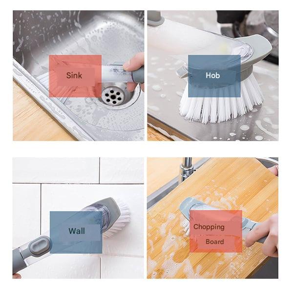 Dishwashing Brush with Soap Dispenser – DishMaster-State of Style