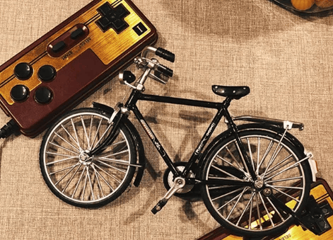 DIY Bicycle Scale Model - RetroCycle-Black (DIY)-State of Style