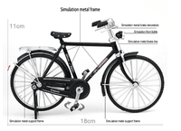 DIY Bicycle Scale Model - RetroCycle-Black (DIY)-State of Style