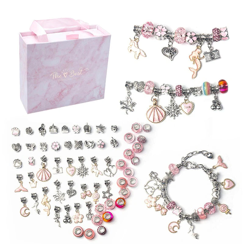DIY Bracelet Kit for Creative Moments - SparkleBands-Pink-State of Style