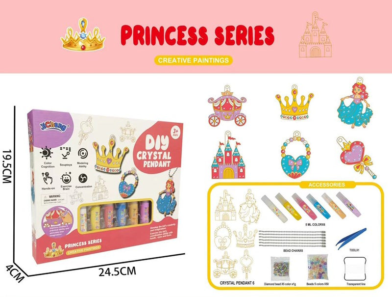 DIY Keyring Painting Kit - SparkleArt-Dream Castle-State of Style