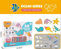 DIY Keyring Painting Kit - SparkleArt-Ocean-State of Style