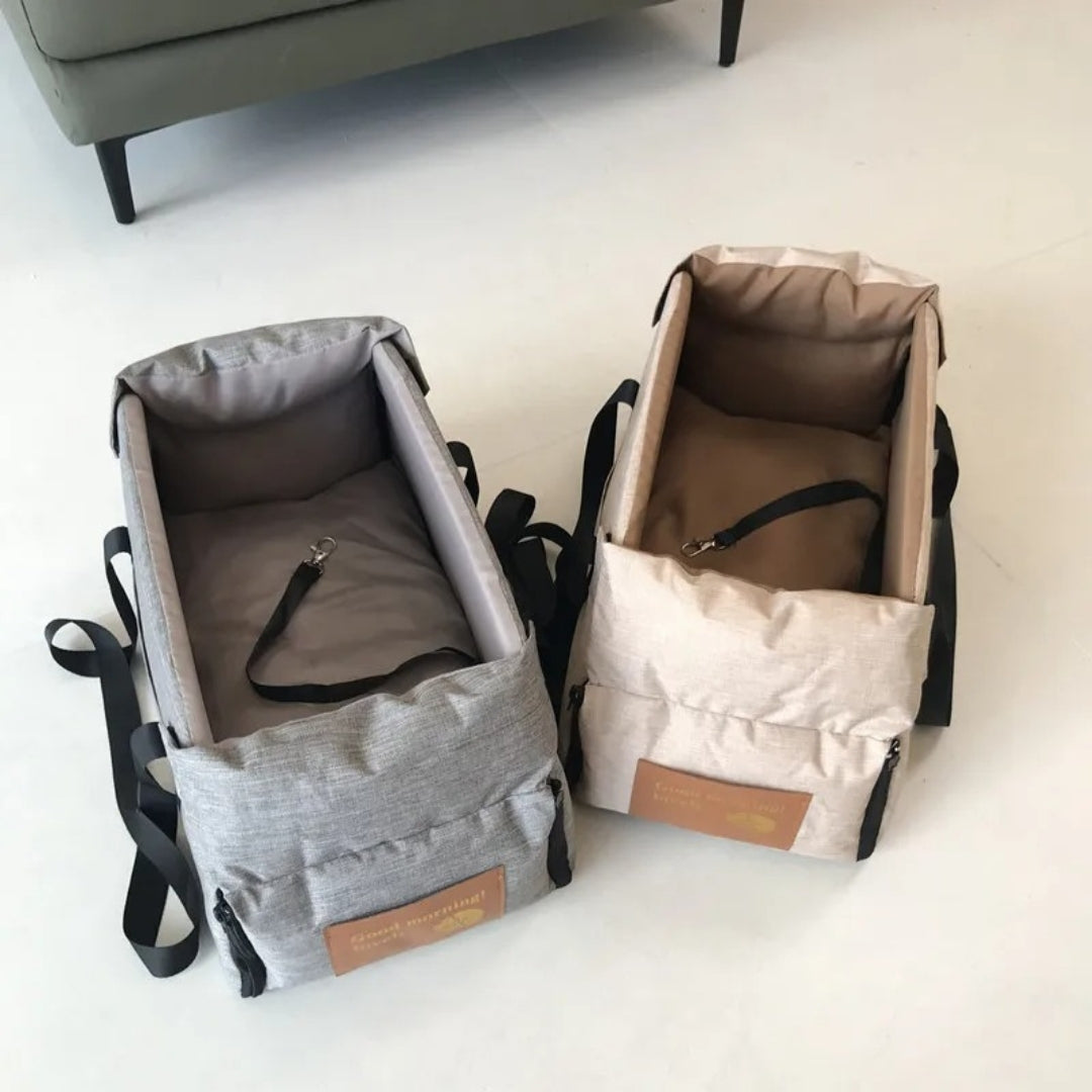 Dog Car Safety Travel Bag - SafePaws-Grey-State of Style