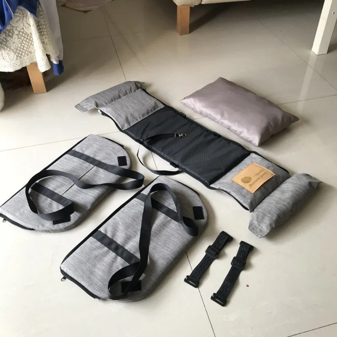Dog Car Safety Travel Bag - SafePaws-Grey-State of Style