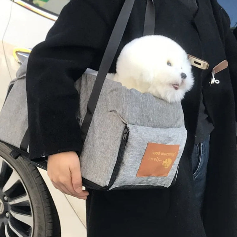 Dog Car Safety Travel Bag - SafePaws-Grey-State of Style
