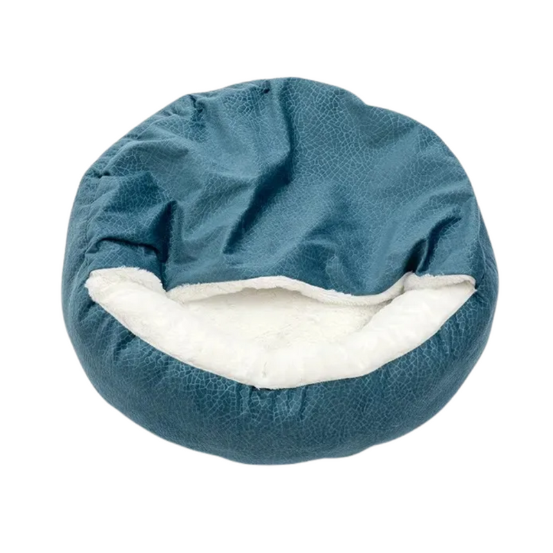Dog Cuddle Cave - SnuggleNest-Blue-S (50 cm)-State of Style