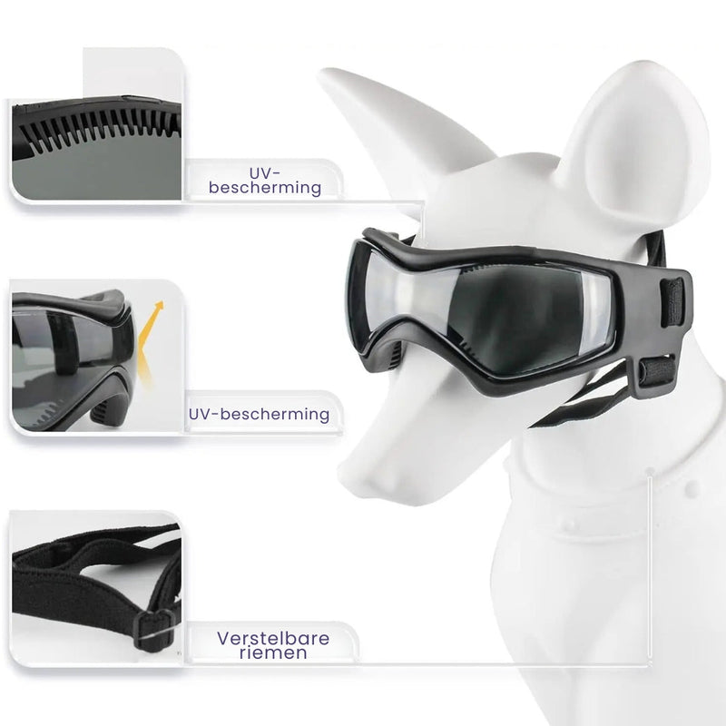 Dog Helmet and Goggles - RiderPaw-Red-S-State of Style