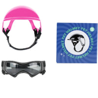 Dog Helmet and Goggles - RiderPaw-Red-S-State of Style