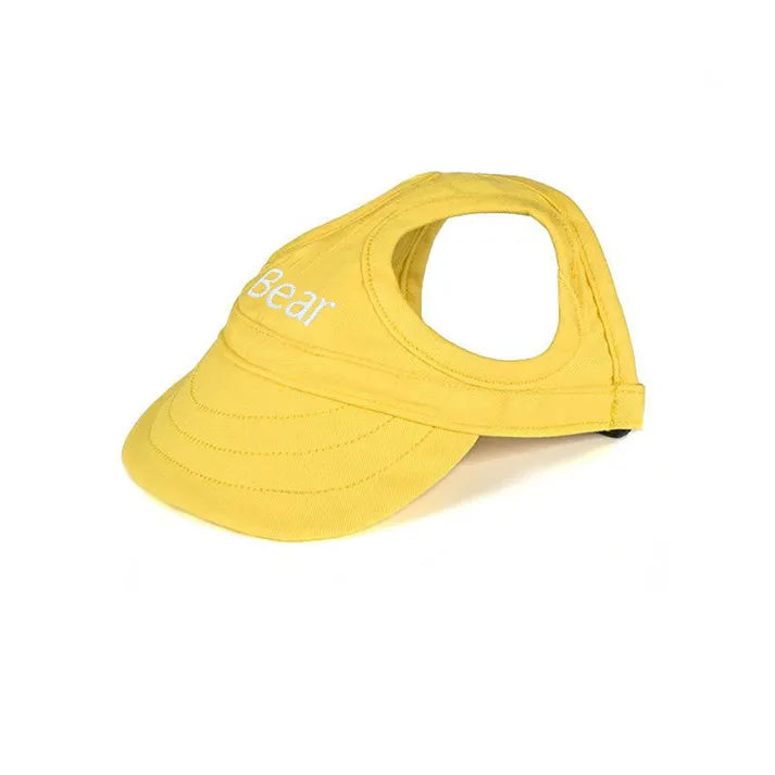 Dog Sun Hat for UV Protection-Yellow-S - For small dogs (under 10 kg)-State of Style