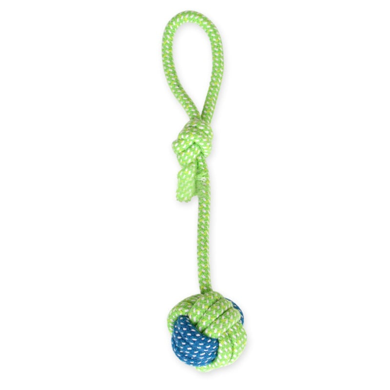 Dog Tug Toy - Tug & Play Rope Ball-Ball with Loop 36 cm-State of Style