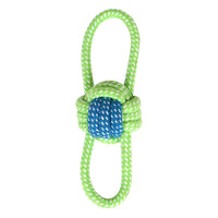 Dog Tug Toy - Tug & Play Rope Ball-Ball with Loop 36 cm-State of Style