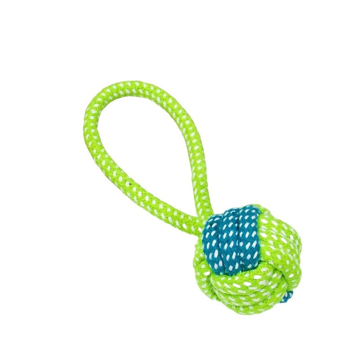 Dog Tug Toy - Tug & Play Rope Ball-Ball with Loop 36 cm-State of Style