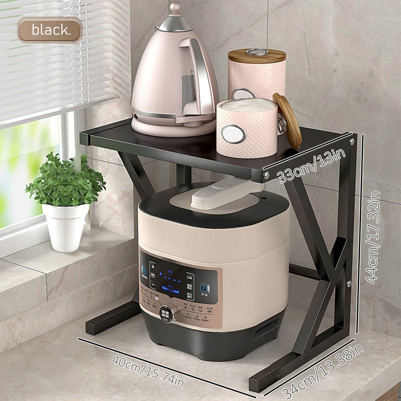 Double-Layer Kitchen Storage Rack - Milan-40CM - White-State of Style