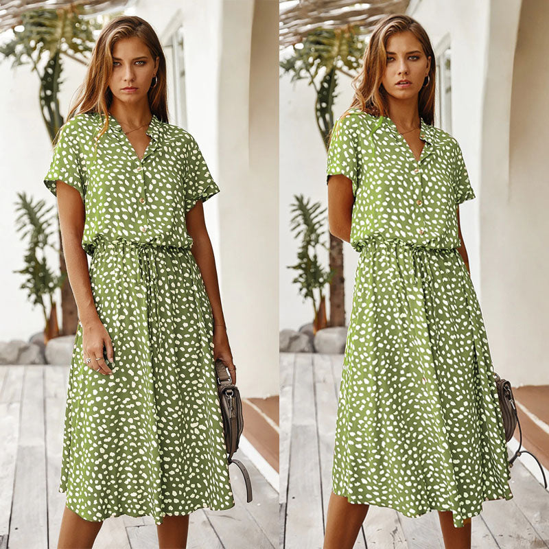 DOUTZEN SUMMER DRESS - Elegant Floral Print Sleeveless Dress-Black-S-State of Style