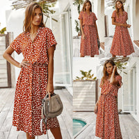 DOUTZEN SUMMER DRESS - Elegant Floral Print Sleeveless Dress-Black-S-State of Style