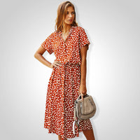 DOUTZEN SUMMER DRESS - Elegant Floral Print Sleeveless Dress-Black-S-State of Style