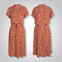 DOUTZEN SUMMER DRESS - Elegant Floral Print Sleeveless Dress-Black-S-State of Style