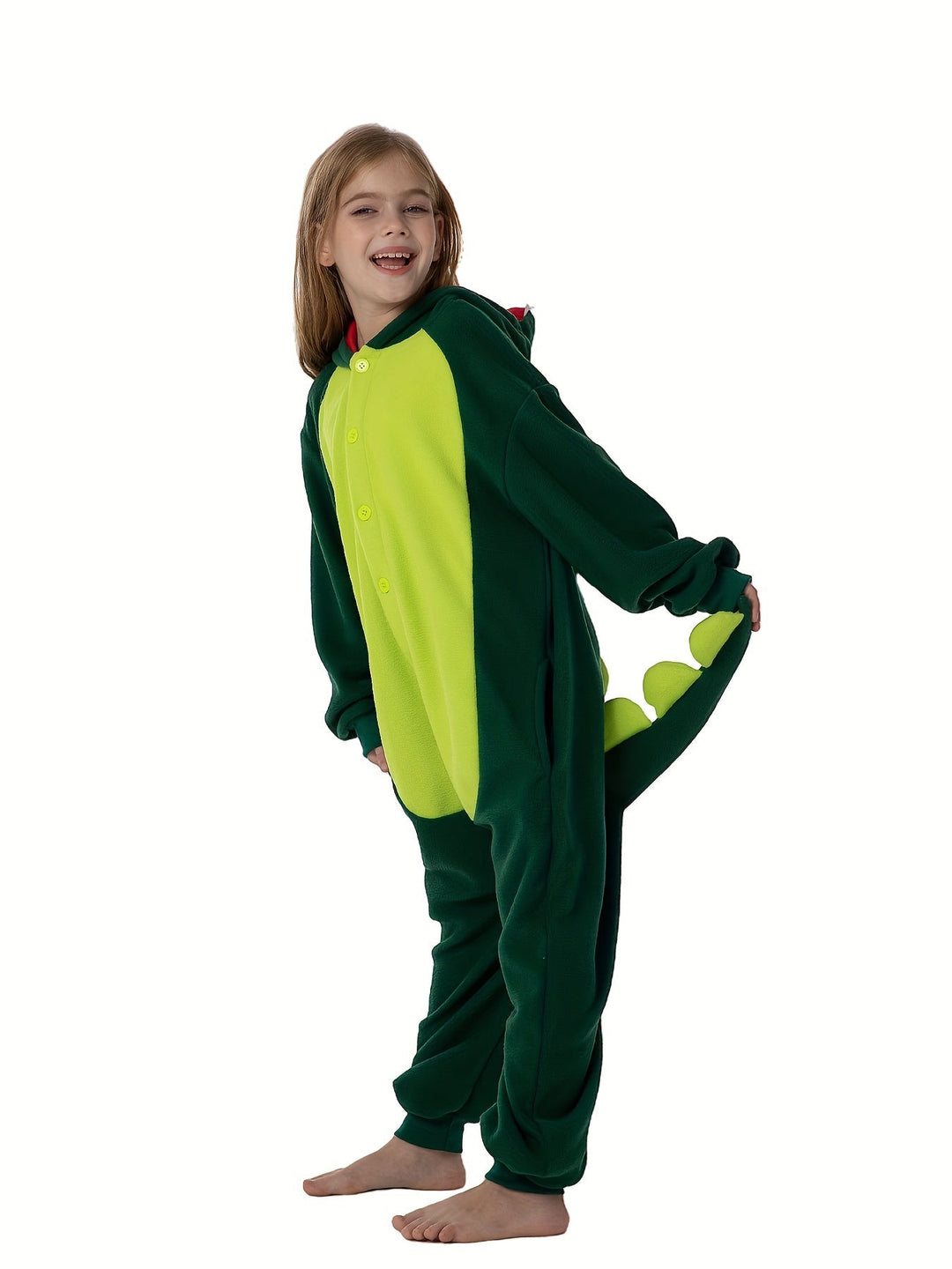 Dragon Costume Child - Flamzy-Dark green-3-4 years-State of Style