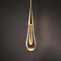 Drop-shaped Wall Lamp with Warm Glow - Solena-Gold-State of Style