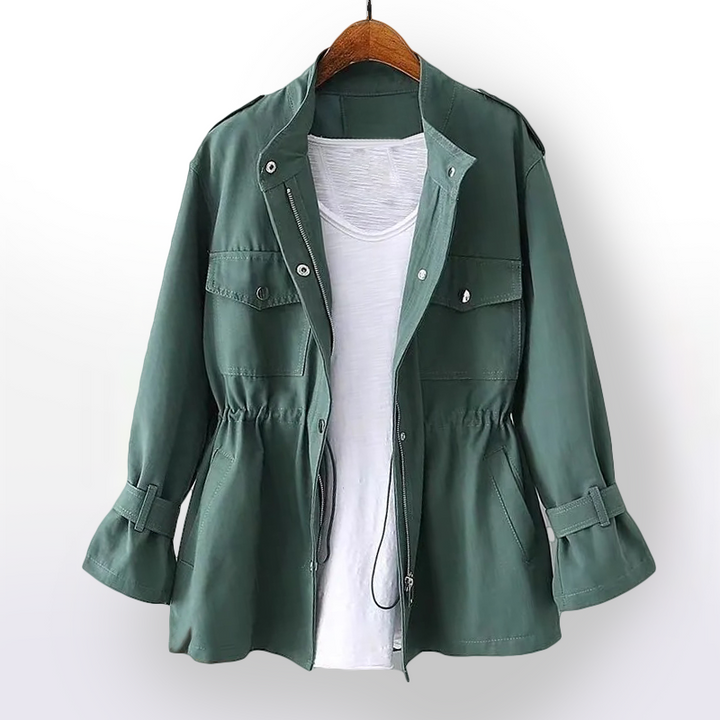 Ladies' Cargo Trench Coat for Autumn – Patricia