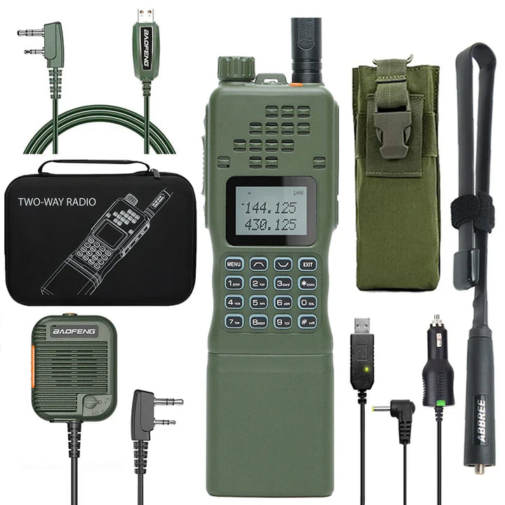 Dual-Band Walkie Talkie - CommGuard-Green Complete Set-State of Style