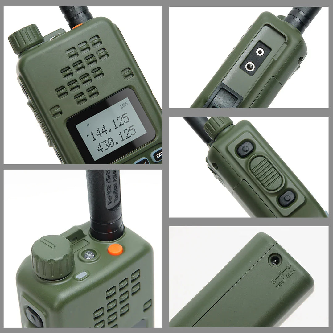 Dual-Band Walkie Talkie - CommGuard-Green-State of Style