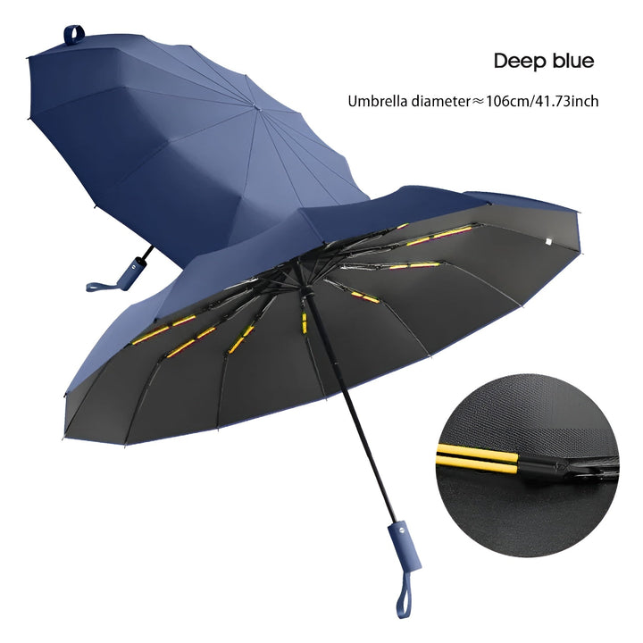 Durable Umbrella with UV Protection - StormShield-Navy Blue-State of Style